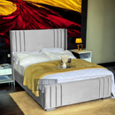 Vanity Wingback Panel Bed Frame