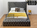 Ambassador Chesterfield Bed Frame Grey Plush