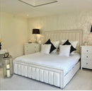 Florence Beaded Bed | Panel Bed Frame