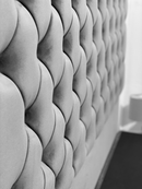 Monaco grey plush chesterfiled ottoman gas lift storage bed base divan