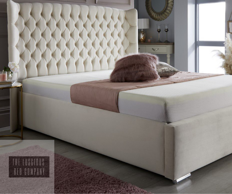 Laveeri Chesterfield Bed |  wingback Bed Frame