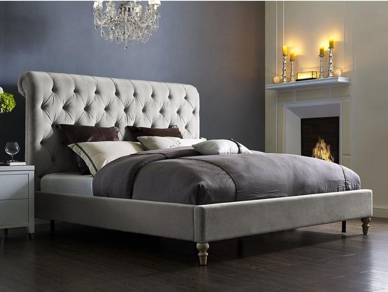 Grace Chesterfield Sleigh Bed Frame